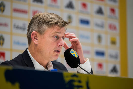 Head coach Jon Dahl Tomasson of Sweden