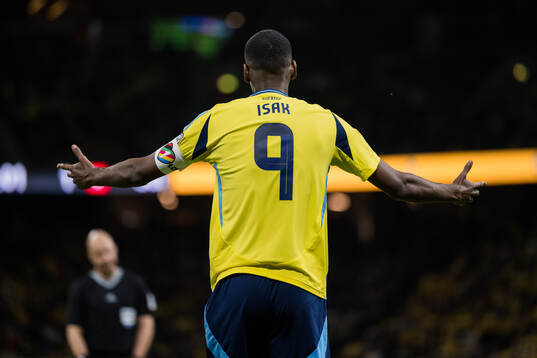 Alexander Isak of Sweden