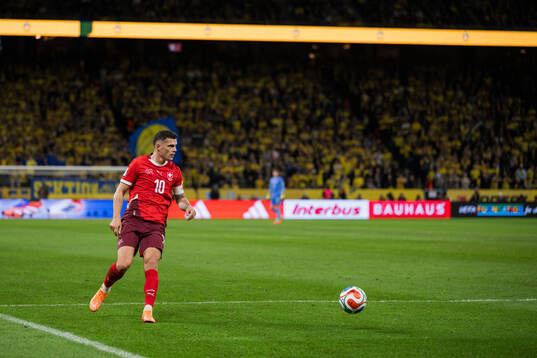 Granit Xhaka of Switzerland
