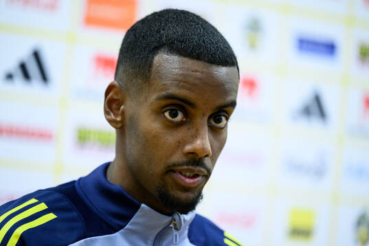 Alexander Isak of Sweden