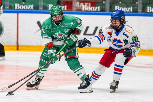 Rögles Margot Huot-Marchand och Hvidovres Julie Jensen