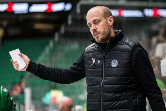 Rögles huvudtränare Julius Bergkvist