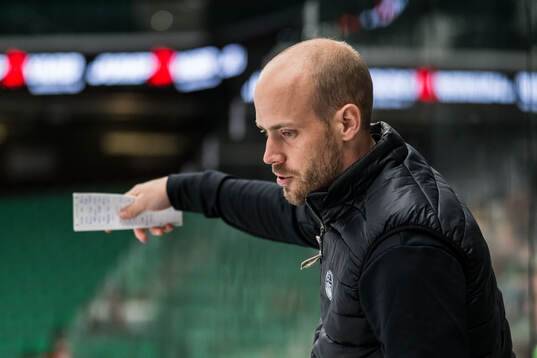 Rögles huvudtränare Julius Bergkvist