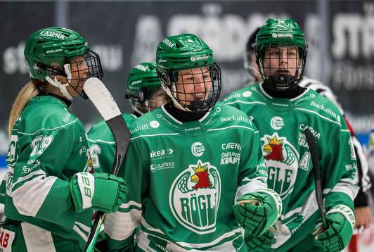 Rögles Amelie Elisson jublar
