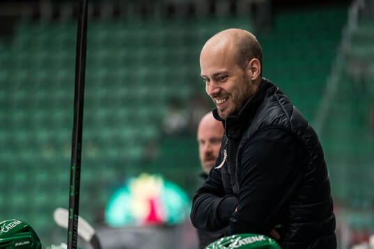 Rögles huvudtränare Julius Bergkvist