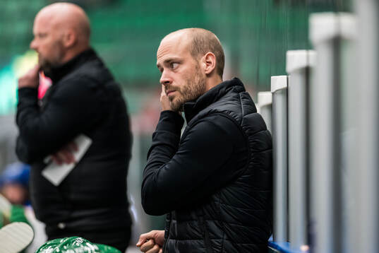 Rögles huvudtränare Julius Bergkvist