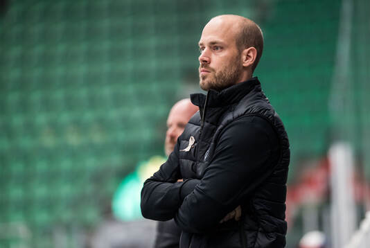 Rögles huvudtränare Julius Bergkvist
