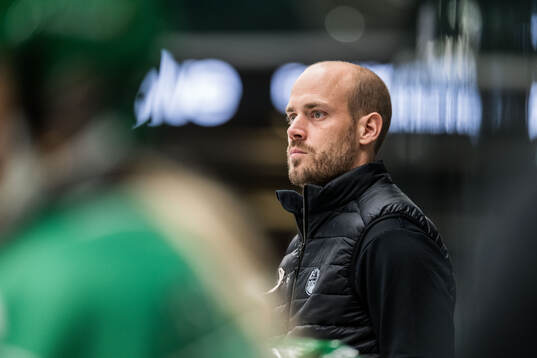 Rögles huvudtränare Julius Bergkvist