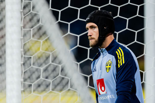 Goalkeeper Noel Törnqvist of Sweden