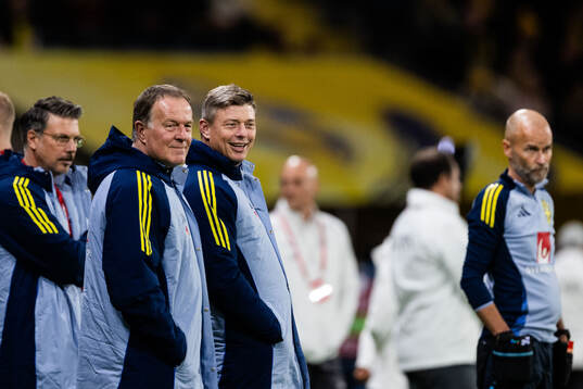 Head coach Jon Dahl Tomasson of Sweden