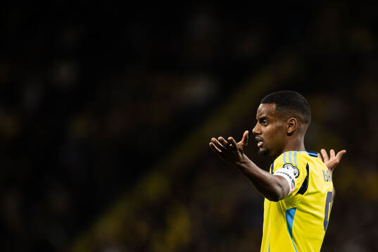 Alexander Isak of Sweden