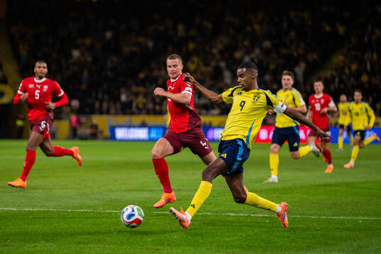 Alexander Isak of Sweden
