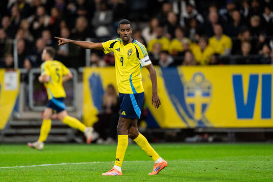 Alexander Isak of Sweden