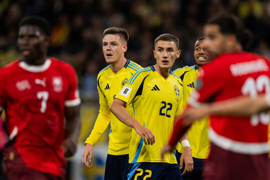 Emil Holm, Gustaf Lagerbielke and Isak Hien of Sweden