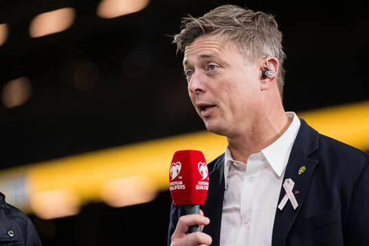Head coach Jon Dahl Tomasson of Sweden in the Swedish
