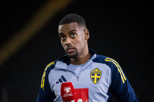 Alexander Isak of Sweden in the Swedish broadcaster Viaplay
