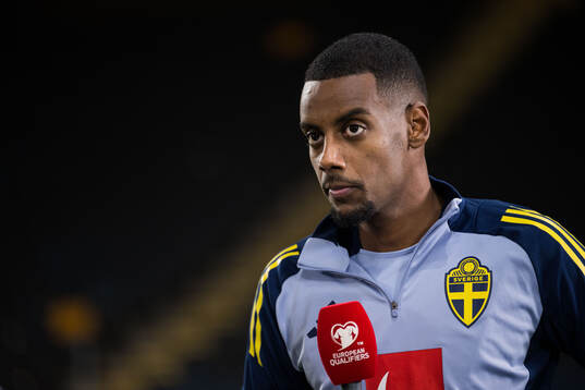 Alexander Isak of Sweden in the Swedish broadcaster Viaplay