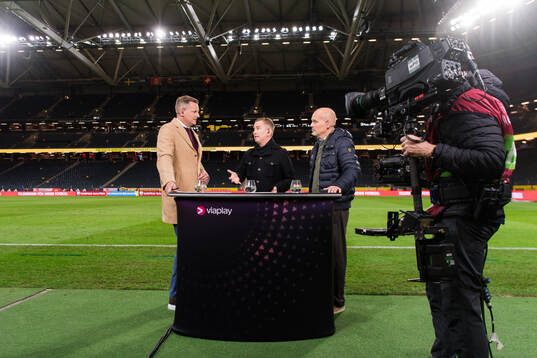 Niklas Jihde, Erik Niva and Fredrik Ljungberg in the