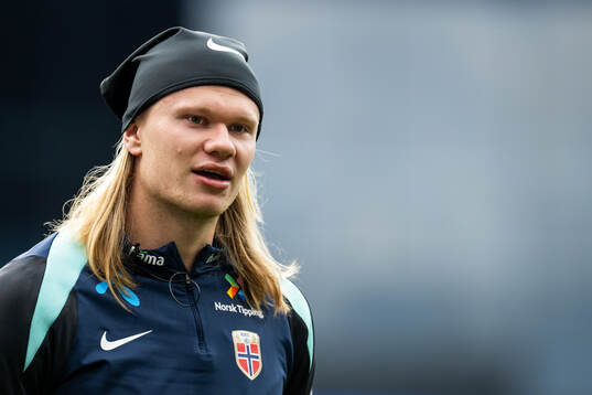 Erling Braut Haaland of the Norwegian national football team