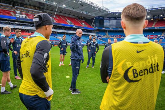 Ståle Solbakken, head coach of the Norwegian national