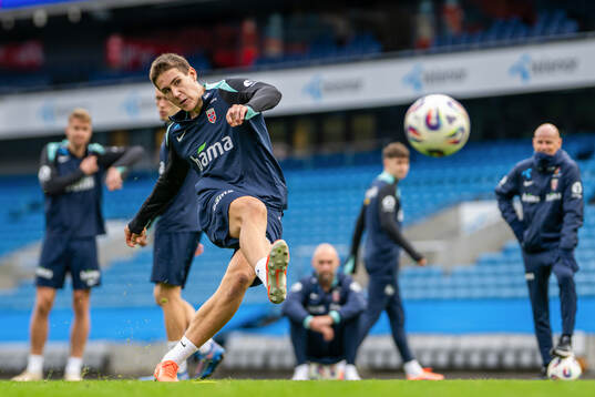 Eivind Helland of the Norwegian national football team