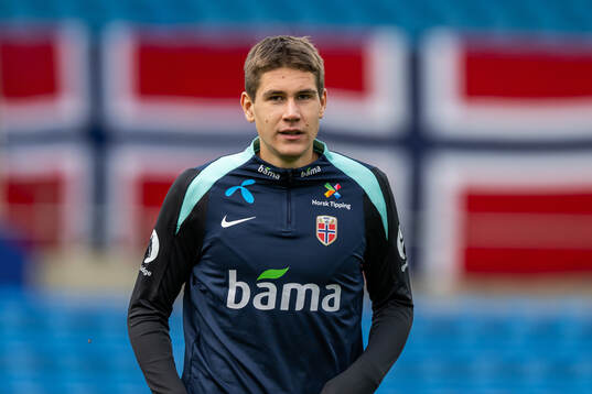 Eivind Helland of the Norwegian national football team