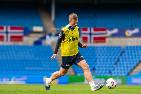 Aune Heggebø of the Norwegian national football team