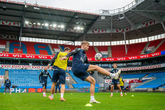 Kristoffer Ajer of the Norwegian national football team