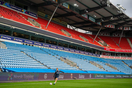 Marcus Holmgren Pedersen of the Norwegian national football