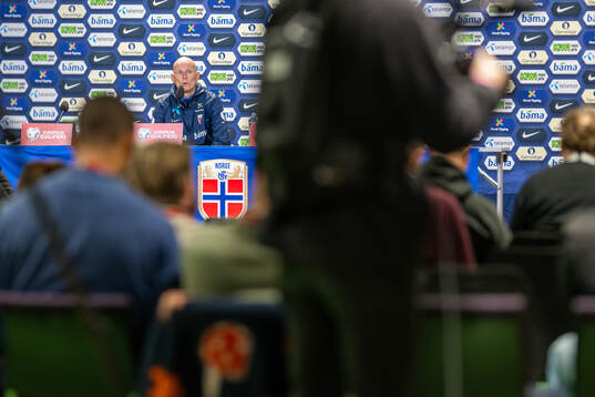 Ståle Solbakken, head coach of the Norwegian national
