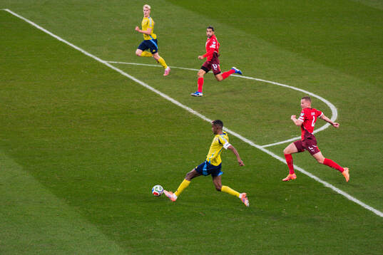 Alexander Isak of Sweden
