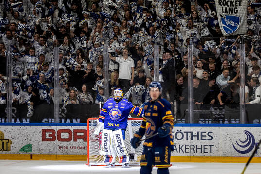 Djurgårdens målvakt Magnus Hellberg deppar