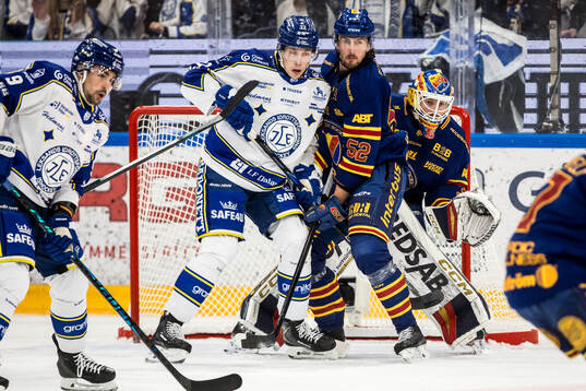 Leksands Lukas Vejdemo och Djurgårdens Philip Holm och
