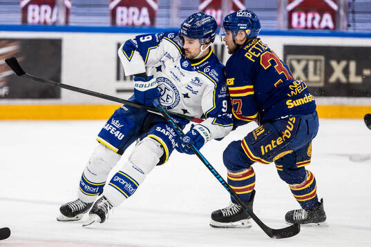 Leksands Gabriel Fortier och Djurgårdens Jesper Pettersson