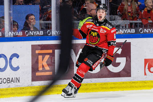 Luleås Isac Hedqvist jublar