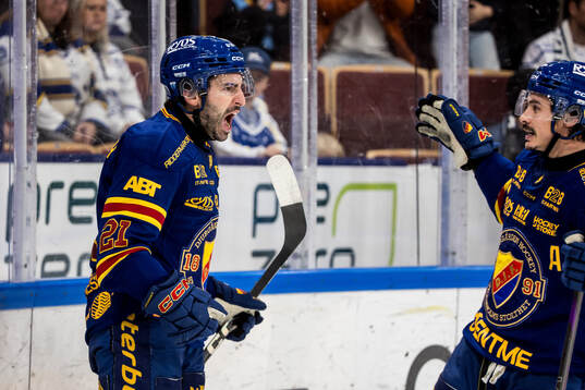 Djurgårdens Joseph Laleggia jublar