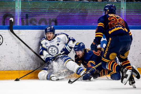 Leksands Michael Lindqvist och Djurgårdens Philip Holm
