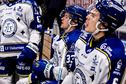 Leksands Olle Strandell deppar