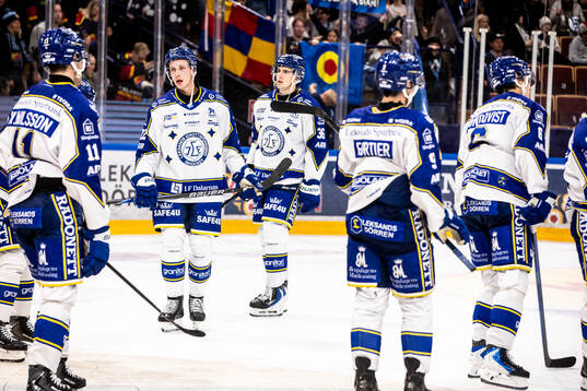 Leksands spelarna deppar