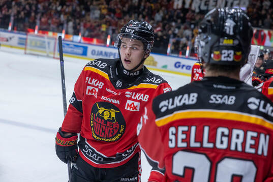 Luleås Isac Hedqvist jublar