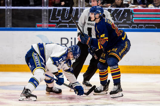Leksands Jon Knuts och Djurgårdens Håvard Salsten