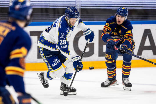 Leksands Michael Lindqvist och Djurgårdens Anton Frondell