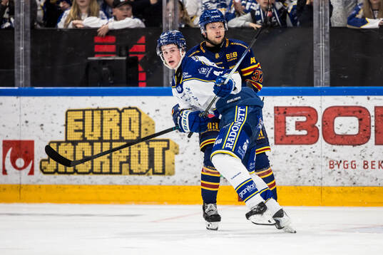 Leksands Tinus Luc Koblar och Djurgårdens Jesper Pettersson