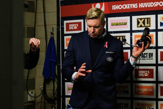 HV71s tränare Anton Blomqvist