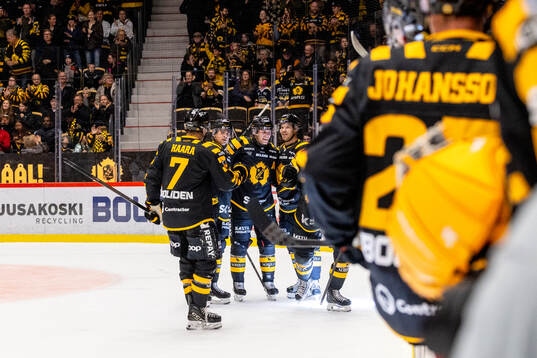 Skellefteås spelare jublar