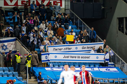 Spectators in the stands