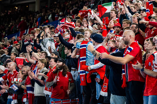 Spectators in the stands
