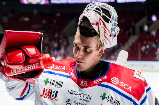 Timrås målvakt Simon Westling