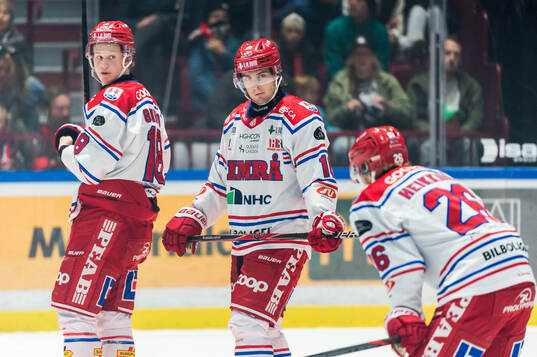 Timrås Eddie Genborg, David Lilja och Anton Heikkinen