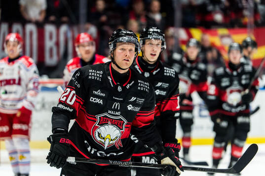 Malmö Redhawks Thomas Berg Paulsen deppar